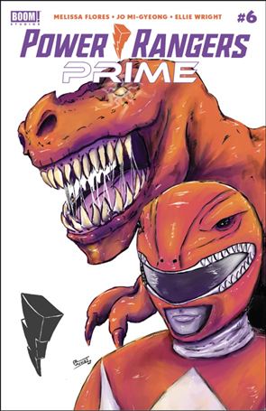 Power Rangers Prime issue 6-J Retailer Exclusive SMUNCHY Red Ranger Cover