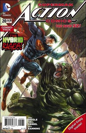 Action Comics (2011) issue 20-C Unbagged Combo Pack