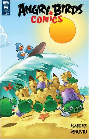 Angry Birds Comics (2016) issue 5-B Paco Rodriques Wraparound Cover