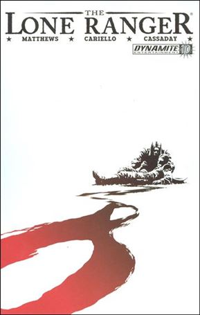 Lone Ranger (2006) issue 10-C Red, Black and White Cover (2nd Printing)
