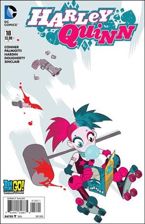 Harley Quinn (2014) issue 18-B Ben Caldwell Teen Titans Go! Cover