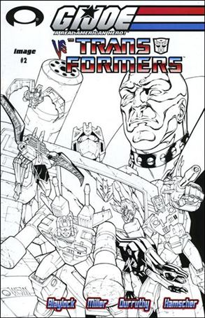 G.I. Joe vs the Transformers (2003) issue 2-B Sketch Cover 1/1000