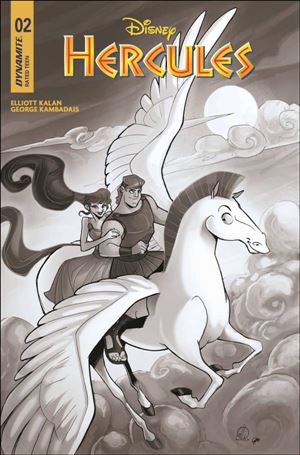 Hercules (2024) issue 2-M Matteo Lolli Black & White 1:25 Cover