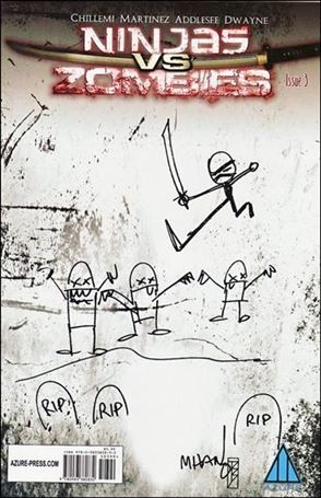 Ninjas vs. Zombies issue 3-B Pop Mhan 
