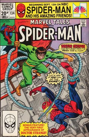 Marvel Tales (1966) issue 134-B UK Price Cover