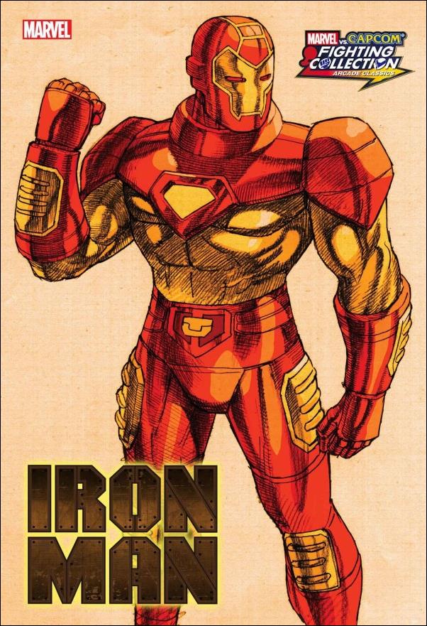 Iron Man (2024) issue 3-B Bengus Marvel vs. Capcom Cover