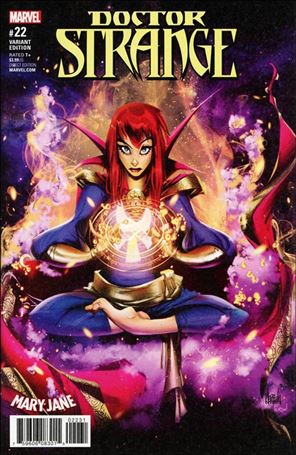 Doctor Strange (2015) issue 22-B Francisco Herrera Mary Jane Cover