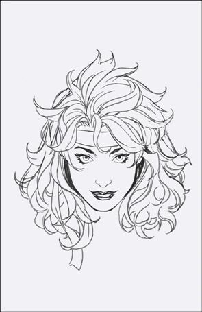 X-Men (2021) issue 32-E Mark Brooks 1:50 Headshot Sketch Virgin Cover