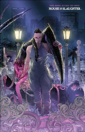 House of Slaughter issue 12-C Danny Luckert Connecting Cardstock Cover