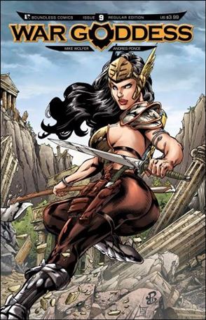 War Goddess issue 9 Standard Cover