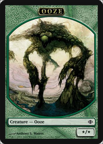Magic the Gathering: Shards of Alara (Token Subset) card 8 Ooze