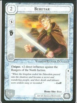 Middle-Earth: The Wizards (Base Set) card 54 Beretar