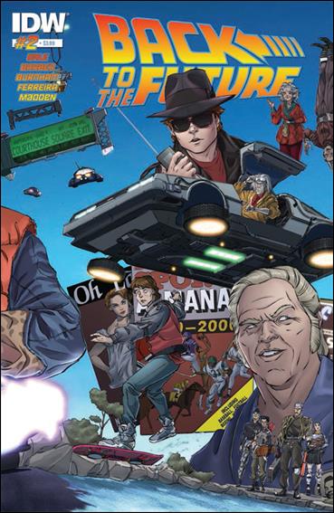 Back to the Future (2015) issue 2 Dan Schoening Connecting Cover