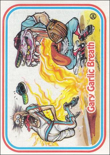Awsome! All-Stars (Base Set) card 94-B Gary Garlic Breath / Puzzle Back