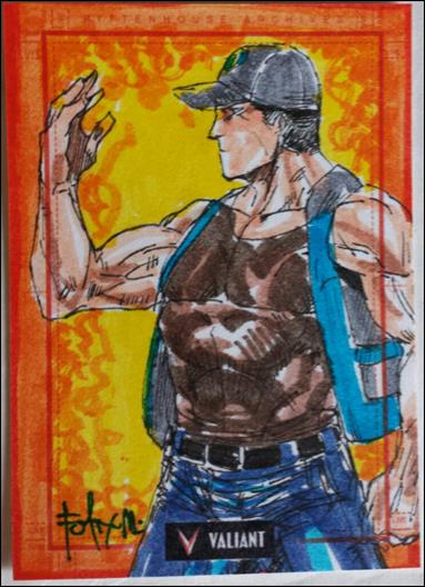 2013 Valiant Comics Preview Trading Card Set (Sketch Card Subset) card FM-12