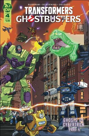 Transformers/Ghostbusters issue 4 Dan Schoening Cover