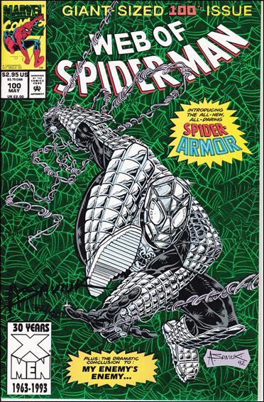 Web of Spider-Man (1985) issue 100-C DF (Signed by Alex Saviuk) 1/5000