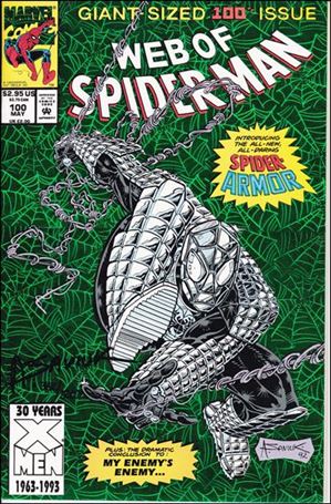 Web of Spider-Man (1985) issue 100-C DF (Signed by Alex Saviuk) 1/5000