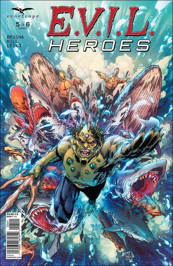 E.V.I.L. Heroes issue 5-D Ian Richardson Cover