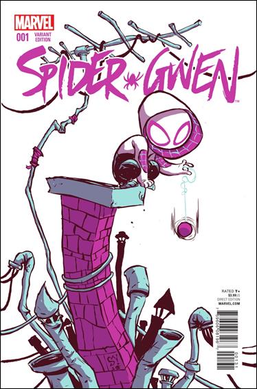 Spider-Gwen (2015/04) issue 1-D Skottie Young Baby Cover