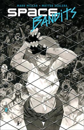 Space Bandits issue 2-B Matteo Scalera Black & White Cover