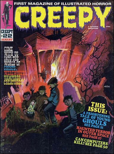 Creepy issue 22 Tom Sutton Cover