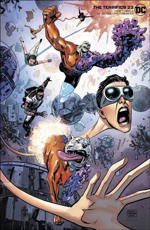 Terrifics issue 23-B Gabriel Hardman Cover