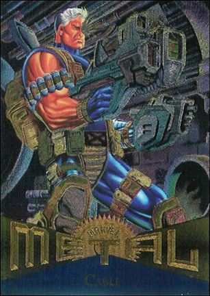 Marvel Metal (Base Set) card 88 Cable