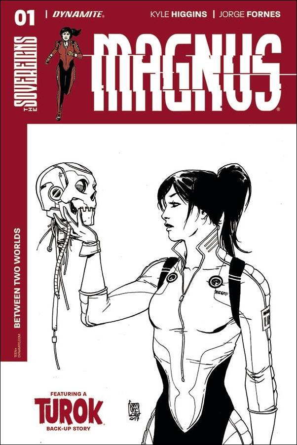 Magnus issue 1-G Giuseppe Camuncoli 1:30 Black and White Cover