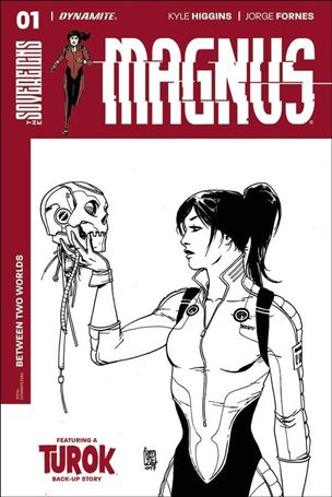Magnus issue 1-G Giuseppe Camuncoli 1:30 Black and White Cover