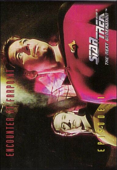 Star Trek: The Next Generation - The Episode Collection Season One (Base Set) card 13 Encounter at Farpoint, Episode 1D