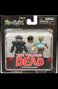 Walking Dead Minimates figure 8 Riot Gear Rick and Guard Zombie