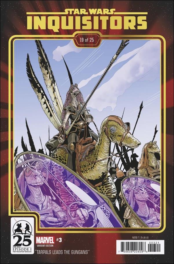 Star Wars: Inquisitors issue 3-C Chris Sprouse Phantom Menace 25th Ann. Cover