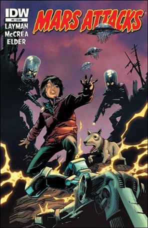 Mars Attacks (2012) issue 9-B John McCrea Unbagged Cover