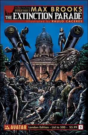 Extinction Parade issue 5-F London Cover 1/500