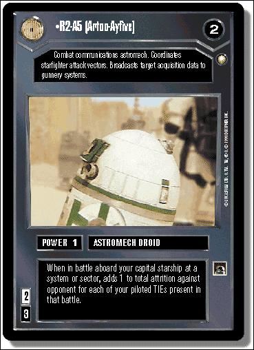Star Wars: Special Edition Limited (Base Set) card 39 R2-A5 (Artoo-Ayfive)