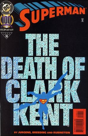 Superman (1987) issue 100 Prismatic Foil Cover