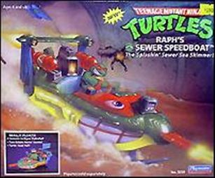 Teenage Mutant Ninja Turtles (1988) Vehicles and Playsets figure 31 Raph's Sewer Speedboat