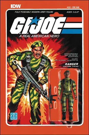 G.I. Joe: A Real American Hero issue 222-B Adam Riches Action Figure Subscription Cover