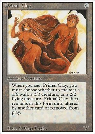 Magic the Gathering: Revised (Base Set) card 272 Primal Clay