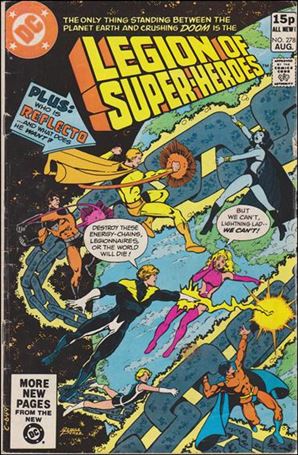 Legion of Super-Heroes (1980) issue 278-B UK Price Cover