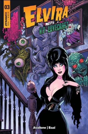 Elvira Meets H.P. Lovecraft issue 3 Dave Acosta Cover