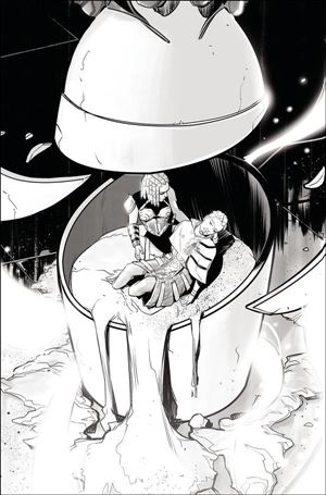 Red Sonja: Red Sitha issue 4-L Valentina Pinti 1:15 Black & White Virgin Cover