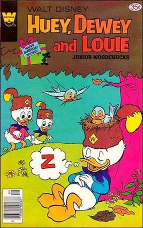 Walt Disney Huey, Dewey and Louie: Junior Woodchucks  issue 52-B Whitman Cover