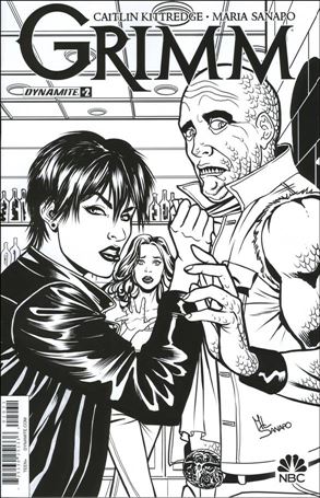 Grimm (2016) issue 2-C Maria Sanapo 1:10 B&W Cover