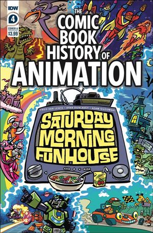 Comic Book History of Animation issue 4 TV Set Cover