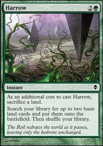 Magic The Gathering: Zendikar (Base Set) card 165 Harrow