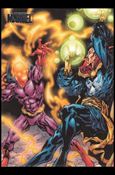 Marvel Heroes and Villains (Silver Foil Parallel Base Set) card 26 Dr. Strange vs Dormammu