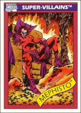 Marvel Universe: Series 1 (Base Set) card 78 Mephisto