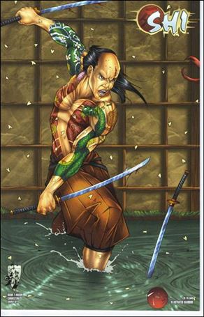 Shi: The Illustrated Warrior issue 7-C Connecting Cover Set Left Side 1/500